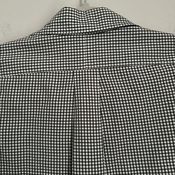 Ralph Lauren Custom Fit Men's Button Down Shirt Black White Gingham Plaid Size L - Picture 11 of 11